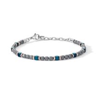 Bracciale Comete Uomo MINERAL in Acciaio chirurgico (316L) Ematite UBR 1225 - UBR 1225
